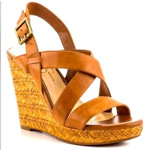 Jessica Simpson Jerrimo Platform Wedges 7.5M